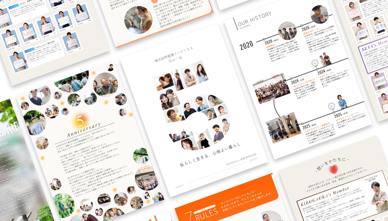 創業5周年記念誌 制作